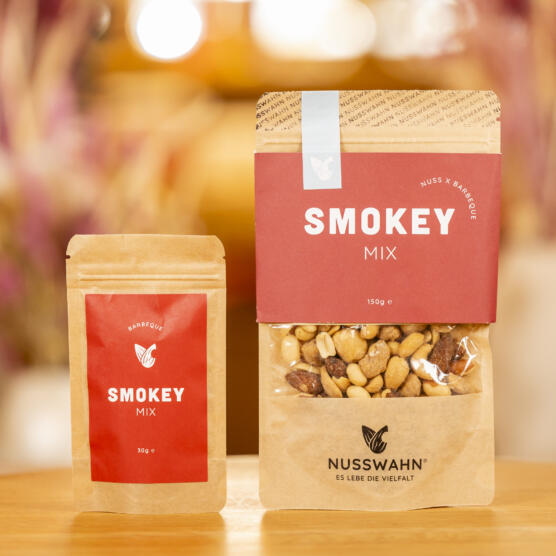 ein Produktbild von: Nussmischung Smokey, 30g, 150g