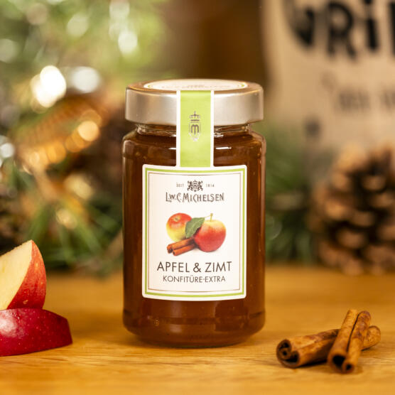 ein Produktbild von: Apfel & Zimt Konfitüre, 250g