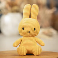 miffy plüschfigur gelb cord 23cm front